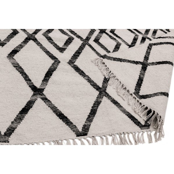 Beżowo-czarny dywan Asiatic Carpets Hackney Diamond, 120x170 cm-image-3