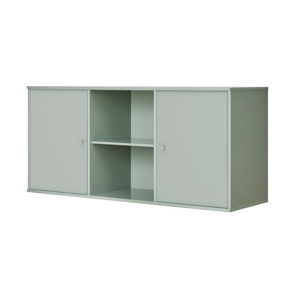 Jasnozielona niska komoda wisząca 133x61 cm Mistral – Hammel Furniture-image-1
