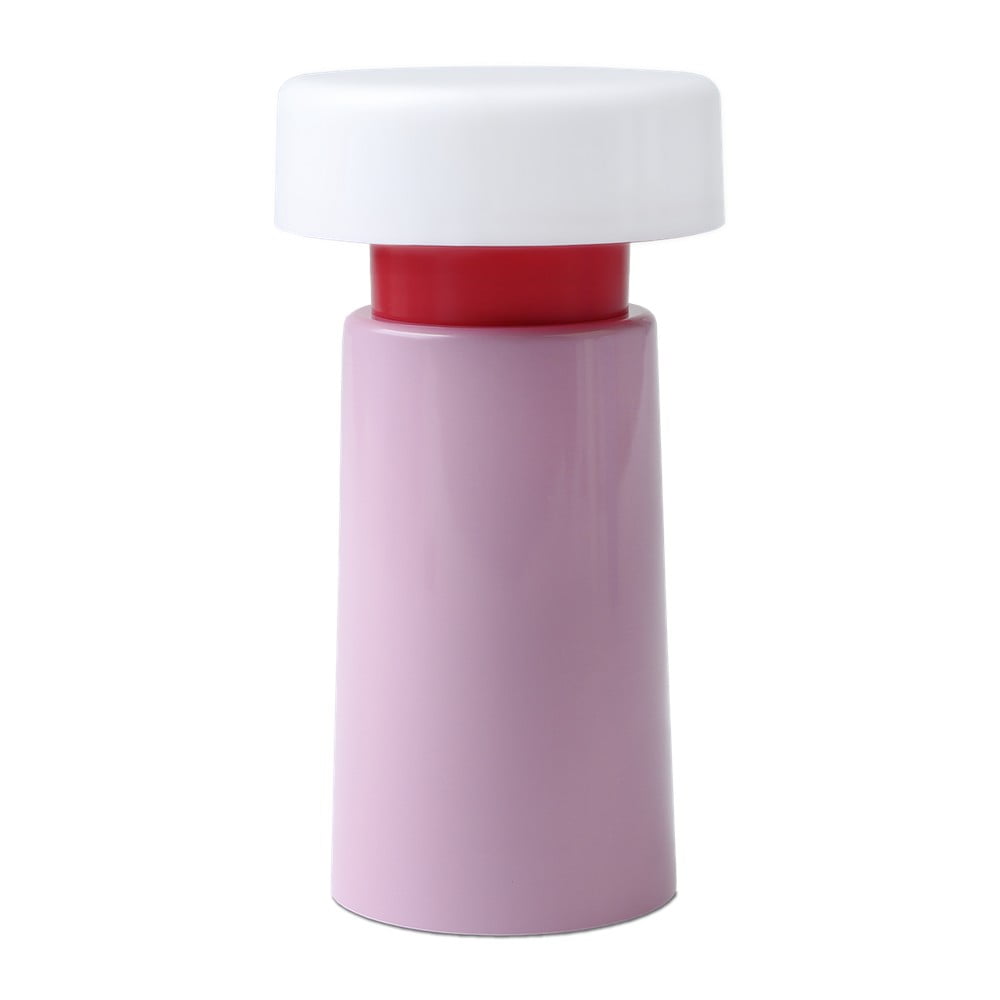 Różowa lampa stołowa LED ze ściemniaczem (wysokość 17,5 cm) Victoria – Remember