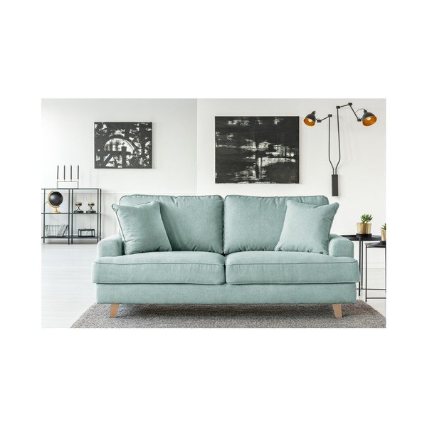 Miętowa sofa 3-osobowa Cosmopolitan design Madrid-image-3