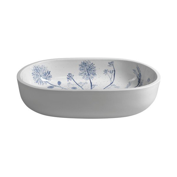 Biała ceramiczna umywalka 60x40 cm Priori – Sapho-image-3