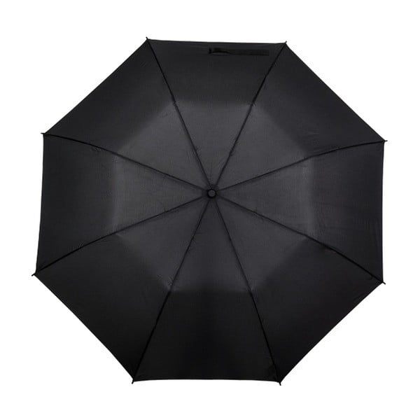 Czarna parasolka Ambiance Minimalistic, ⌀ 123 cm
