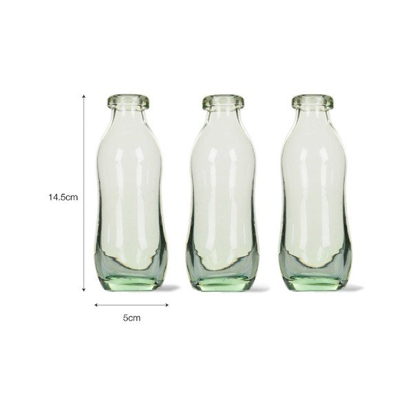 Zestaw 3 małych butelek szklanych Garden Trading Bottles, ø 5 cm-image-2
