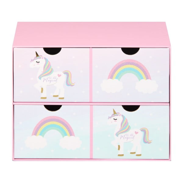 Pudełko z 2 szufladkami Just 4 Kids Unicorn Magic Keepsake Box