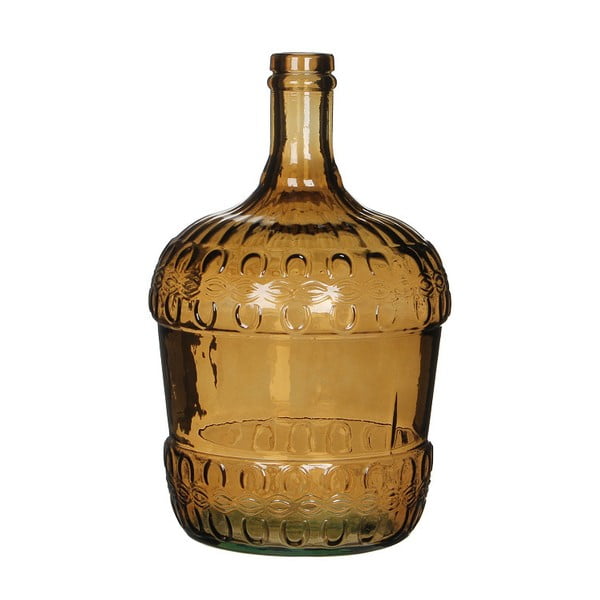 Brązowy wazon szklany Mica Diego, 30x18 cm