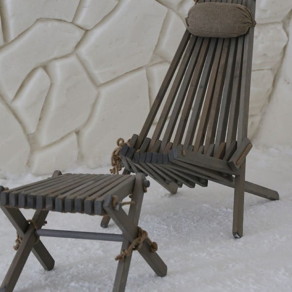 Stołek Lilli z czarnego drewna sosnowego EcoFurn-image-2