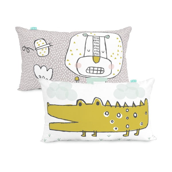 Dwustronna poszewka na poduszkę Moshi Moshi Best Buddies, 50x30 cm-image-2