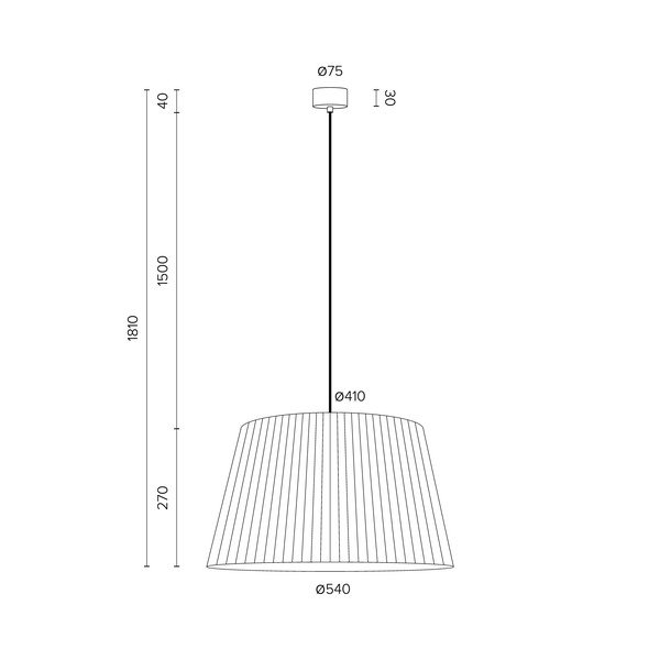 Czarna lampa wisząca Sotto Luce Kami, ⌀ 54 cm-image-3