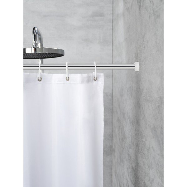 Drążek na zasłonę prysznicową w kolorze srebra 110 - 185 cm – Wenko-image-2