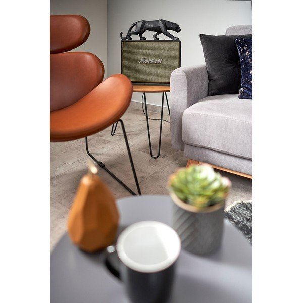 Matowa czarna figurka w kształcie pantery PT LIVING Origami Panther-image-1