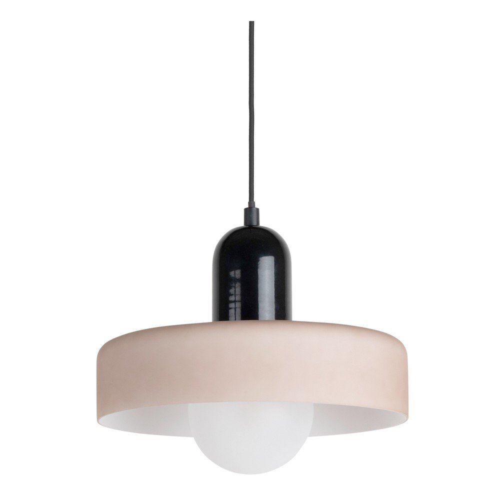 Szara lampa wisząca ø 25 cm Opaco Grato – Leitmotiv