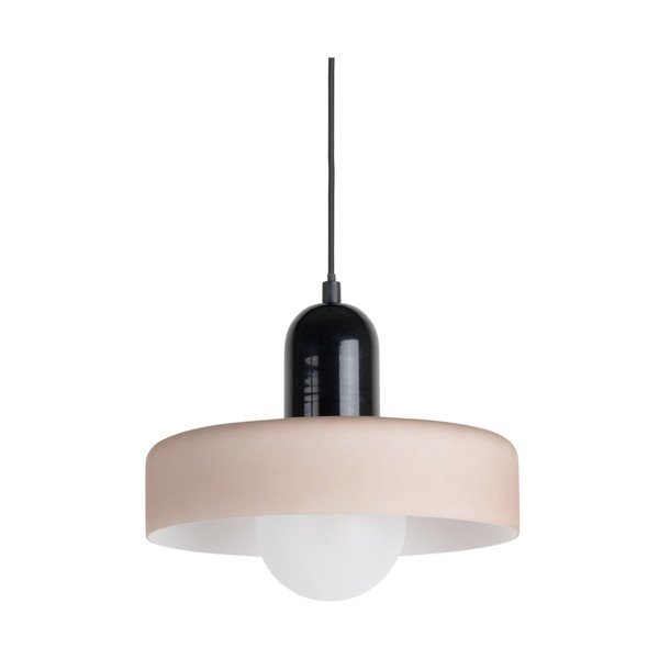 Szara lampa wisząca ø 25 cm Opaco Grato – Leitmotiv