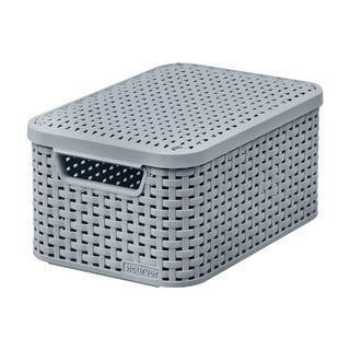Szary pojemnik z pokrywką Curver Style, 6 l