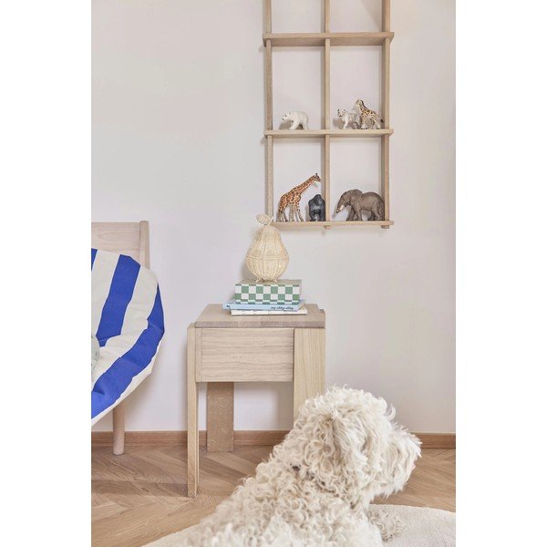 Wielopoziomowa półka z litego drewna dębowego w naturalnym kolorze 37 cm Grid – OYOY Living Design-image-2