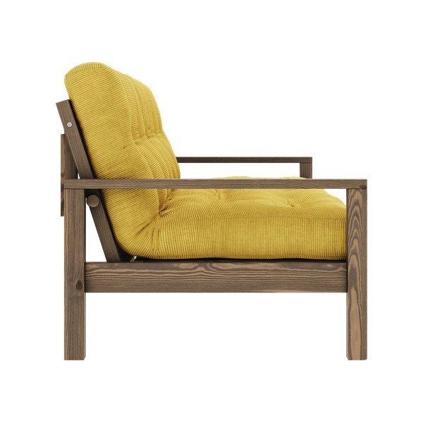 Żółta rozkładana sofa 205 cm Knob – Karup Design-image-4