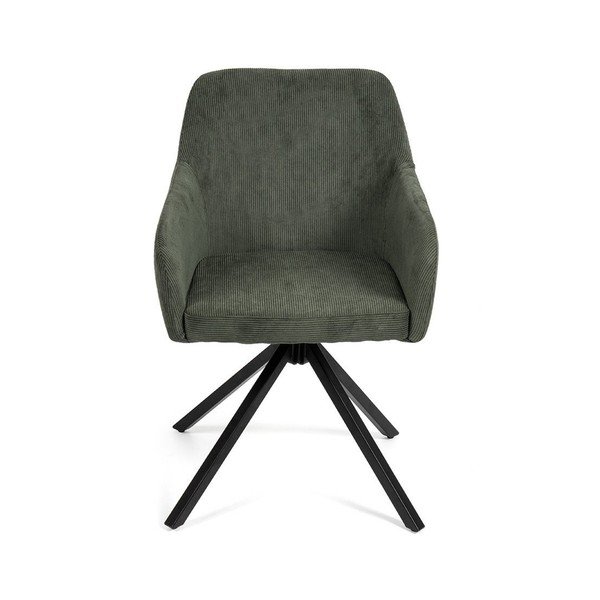 Zielony tapicerowany fotel jadalniany Lunio – Bonami Essentials-image-2