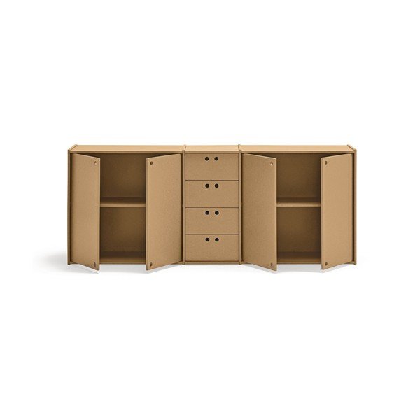 Komoda w naturalnym kolorze 197x80x40 cm Wally – Teulat-image-2