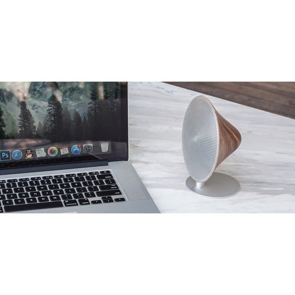 Ciemnobrązowy głośnik bluetooth Gingko Halo-image-3