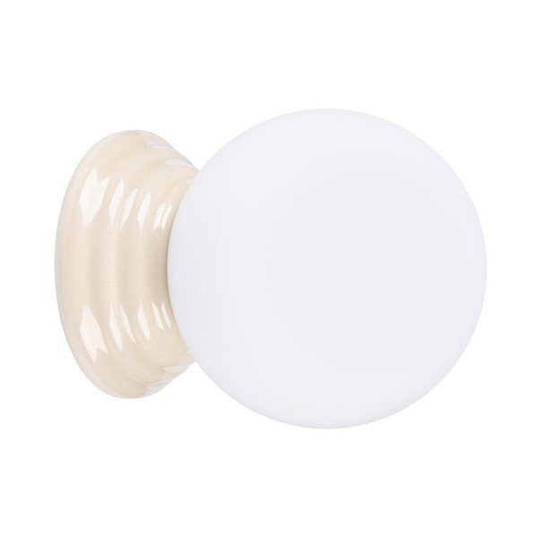 Beżowy kinkiet ceramiczny ø 12 cm Farsa – Sollux