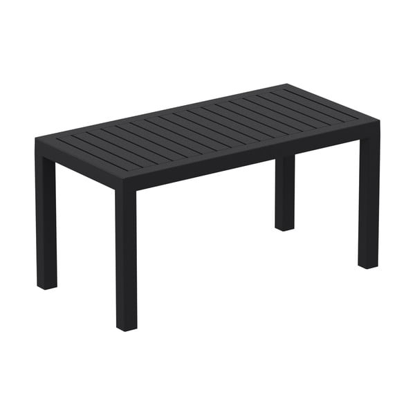 Czarny stolik ogrodowy Resol Click-Clack, 90x45 cm