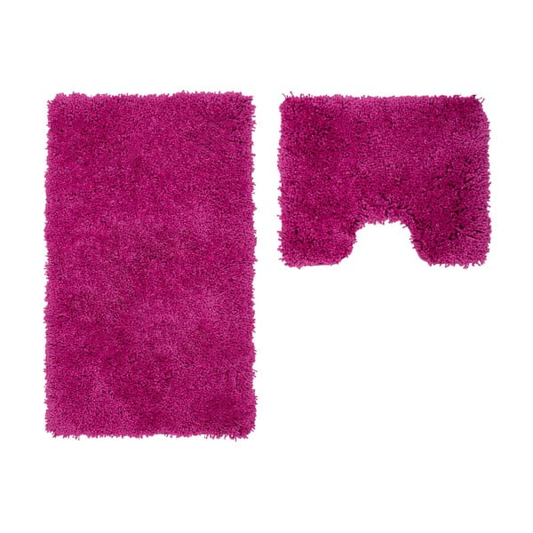 Zestaw 2 dywaników łazienkowych z wcięciem Citylights Purple