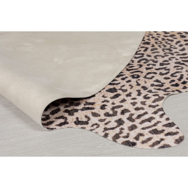 Brązowa syntetyczna skóra 195x155 cm – Flair Rugs-image-3