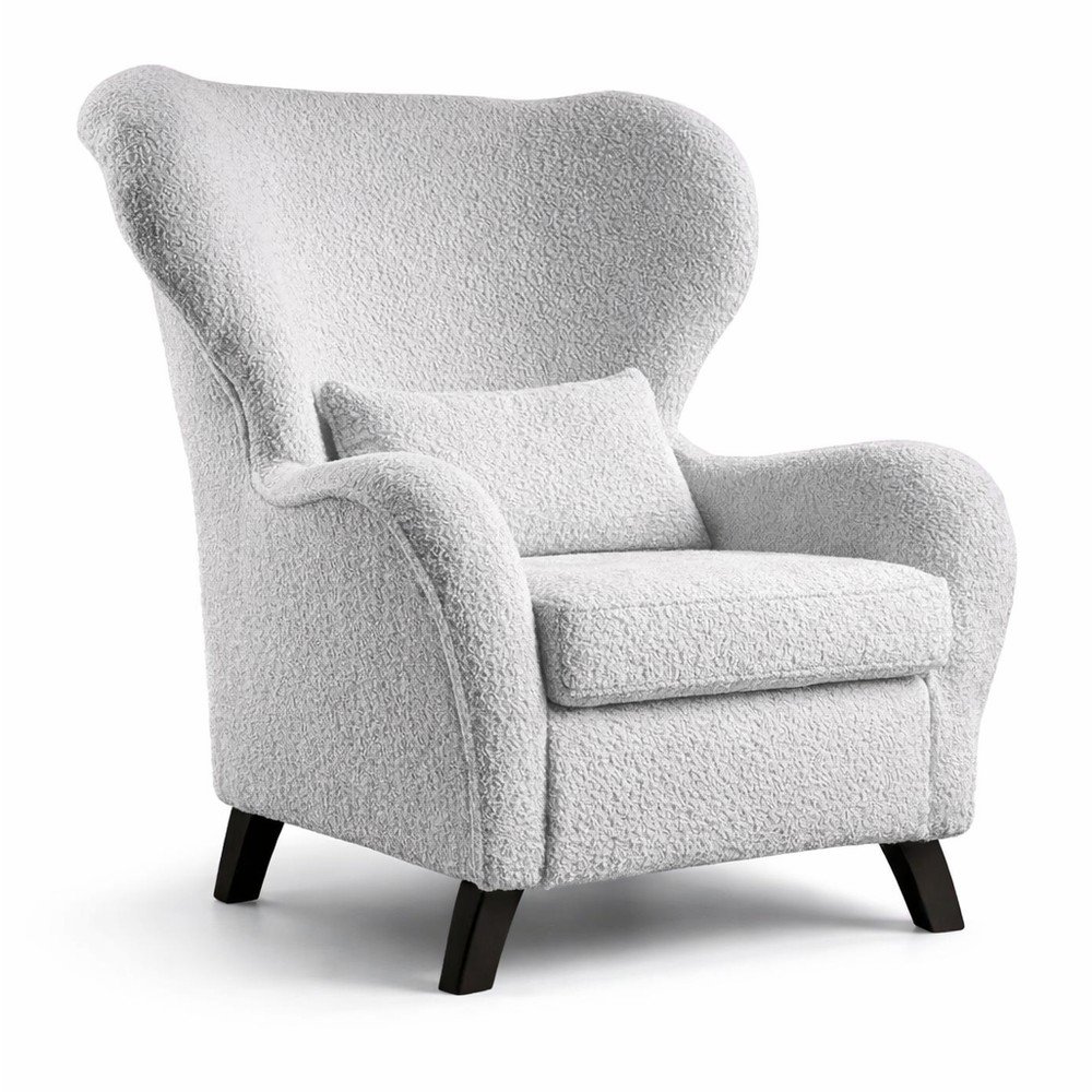 Szary fotel uszak Miuform Miuf