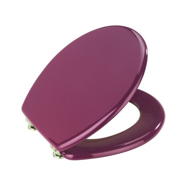 Fioletowa deska sedesowa Wenko Prima, 41x38 cm-image-1