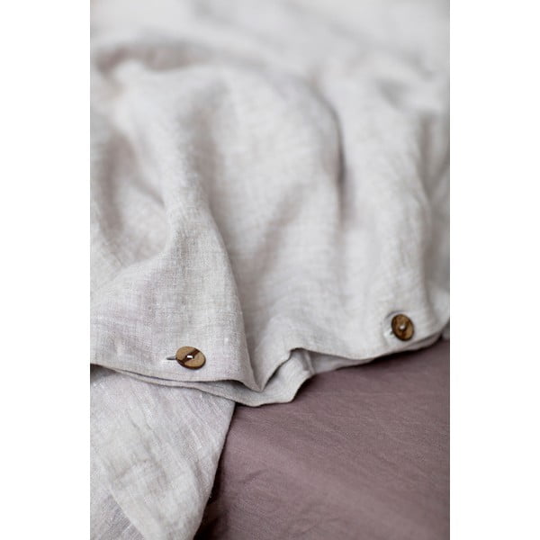 Naturalna lniana poszwa na kołdrę Linen Tales, 140x200 cm-image-1