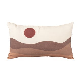 Brązowo-beżowa bawełniana poduszka PT LIVING Sand Sunset, 50x30 cm