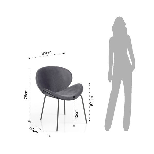 Szare krzesło Tomasucci Poltrono-image-2