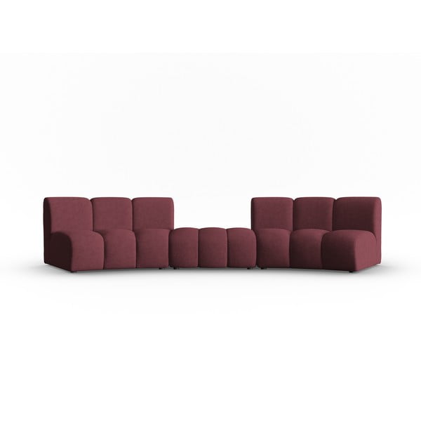 Bordowa sofa 367 cm Lupine – Micadoni Home