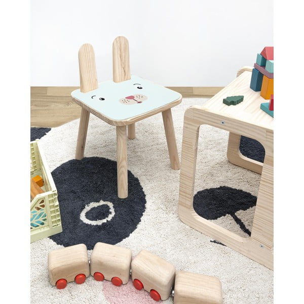 Dziecięce krzesło z litej sosny Little Nice Things Bunny-image-1