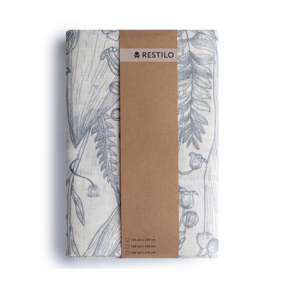 Jasnoszara zasłona 135x250 cm Selvetia – Restilo-image-4