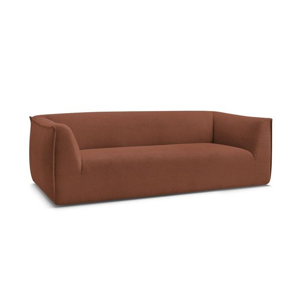 Pomarańczowa sztruksowa sofa 242 cm Giorgia – Bobochic Paris-image-2