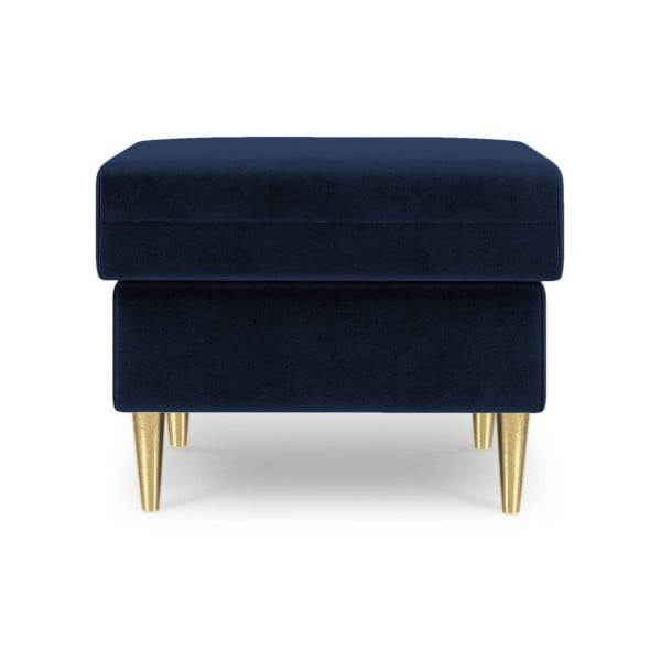 Niebieski puf Mazzini Sofas Muguet, 60x45 cm-image-2