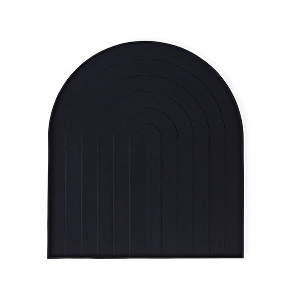 Czarna silikonowa podkładka do naczyń 40x36 cm – OYOY Living Design