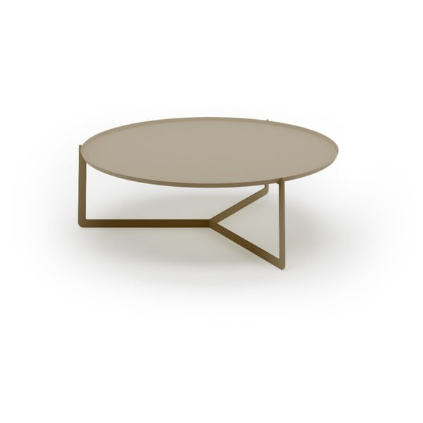 Brązowy stolik MEME Design Round, Ø 95 cm