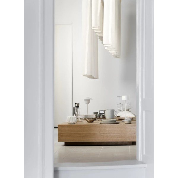 Jasnoszary ceramiczny talerz do serwowania Sablo L – Blomus-image-1