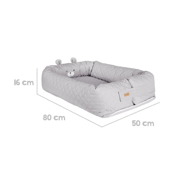 Jasnoszary kokon dla niemowląt Roba style – Roba-image-3