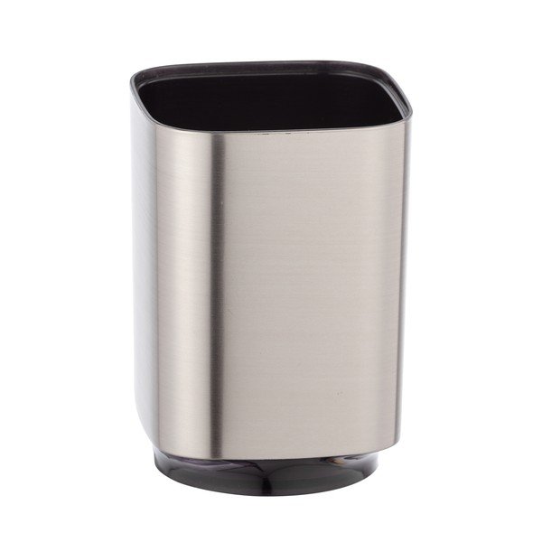 Kubek na szczoteczki do zębów w kolorze srebra Wenko Auron-image-3