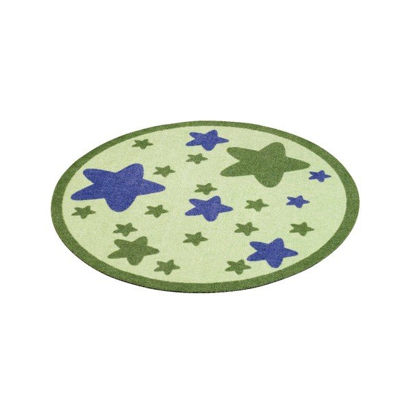 Zielony dywan dziecięcy Zala Living Star, ⌀ 100 cm-image-2