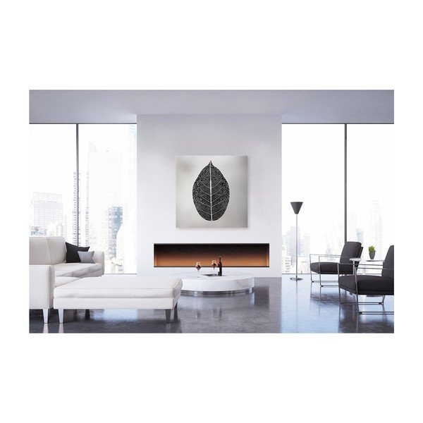 Obraz na płótnie Styler Silver Leaf, 60x60 cm-image-1