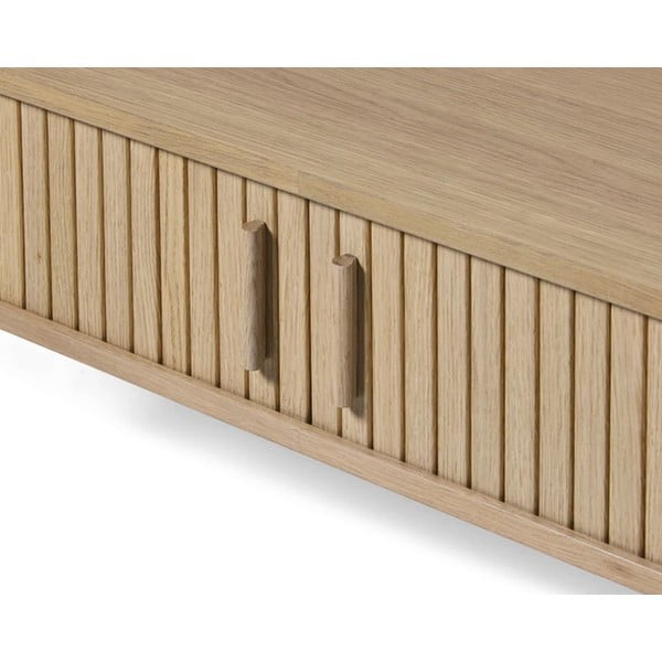 Stolik w dekorze dębu w naturalnym kolorze 60x120 cm Meta – Unique Furniture-image-4