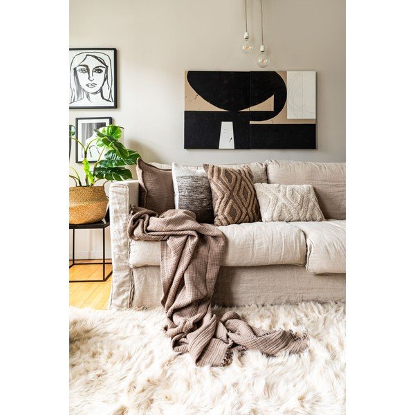 Bawełniany koc 130x160 cm Suzette – Tiseco Home Studio-image-2