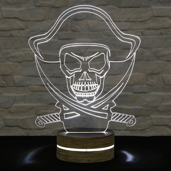 Lampa 3D stołowa Pirate