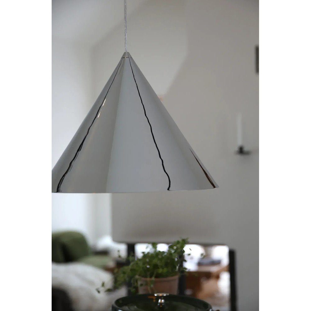 Metalowa lampa wisząca w kolorze srebra z metalowym kloszem ø 37,5 cm Tip – Markslöjd (zdjęcie 3)
