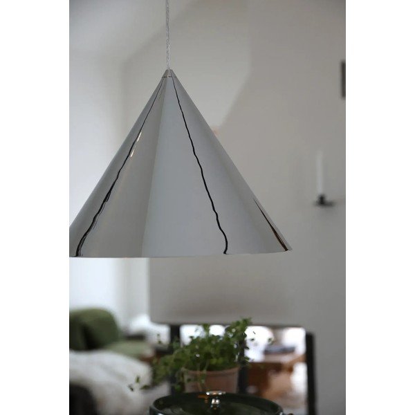 Metalowa lampa wisząca w kolorze srebra z metalowym kloszem ø 37,5 cm Tip – Markslöjd-image-2