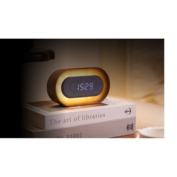 Budzik cyfrowy Lumos Walnut – Gingko-image-4