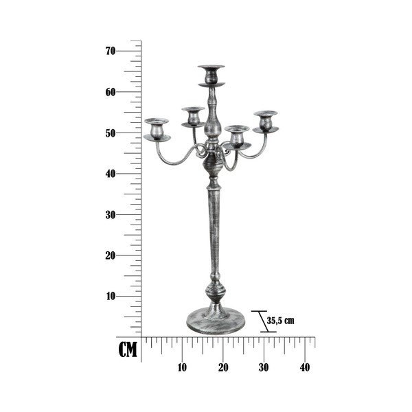 Świecznik żelazny na 5 świeczek Mauro Ferretti Industry, wys. 66 cm-image-4